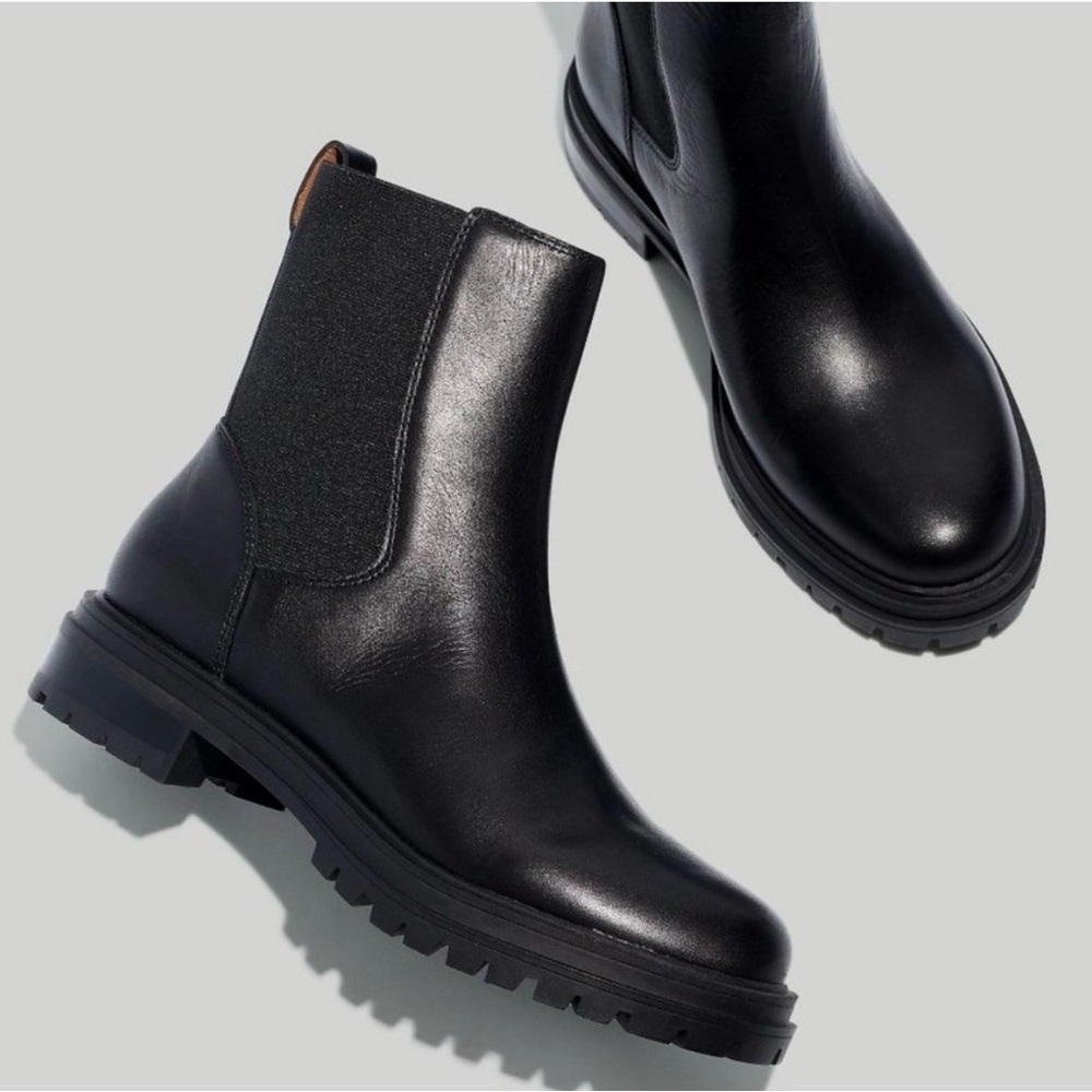 Madewell Bradley Chelsea Lug Boots - 8.5